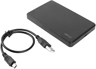 PremiumAV 2.5 Inch USB 2.0 External Hard Drive Enclosure HDD Case Multicolor, Portable Storage for Laptop, Desktop, PC, MacBook, SSD and HDD Compatibility
