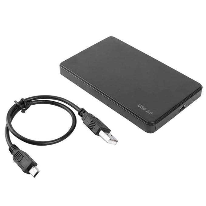 NEXSA 2.5 Inch SATA USB 2.0 Hard Drive HDD SSD External Enclosure | Convert internal solid state drives or notebook mechanical drives into bus powered external storage configurations.