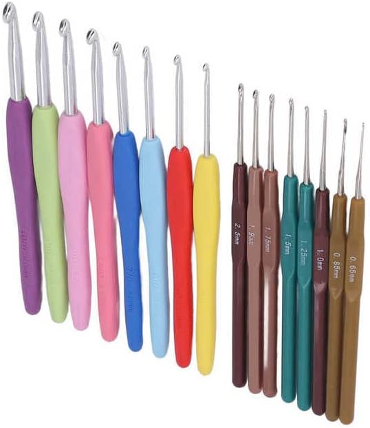 Crochet Hook Set Crochet Needle Thick Thin Crochet for Kids for Grandma for Mother