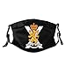 Produktbild Gooeyokoi Mundschutz mit Filter Waschbar Atmungsaktive Staubdicht Bandana Königliches Regiment von Schottland