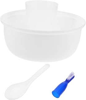 1 Set Prison Use Supply Mini Cup Bowl Spoon and Toothbrush for Secure Personal Care and Easy Maintenance Detention Centers Streamlined Design for Convenient Storage