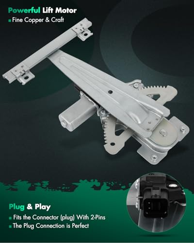 Image of SCITOO Power Window Regulator and Motor fit for 2007 2008 2009 2010 2011 2012 2013 for Mitsubishi Outlander Rear Left Side 751-654