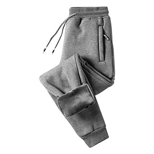 Pantalon de survêtement chaud doublé en peluche épaisse pour homme