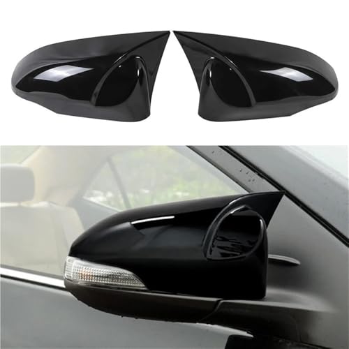 Couvercle boîtier rétroviseur Auris coque rayée cassée look carbone brillant