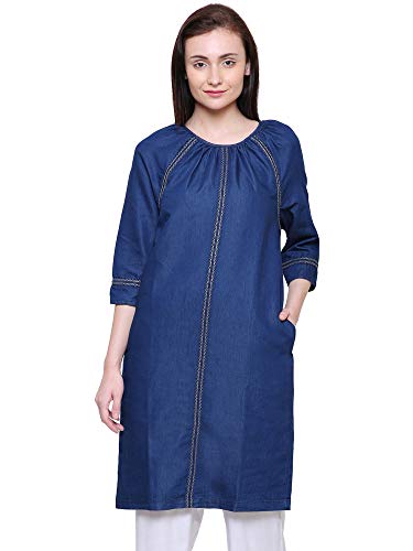 Image of Saundarya Women's Denim Kurtas