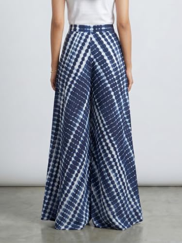 Image of HELLCAT Trousers for Woman | Palazzo Pants | Wide Leg Printed Palazzo | Women Casual Trouser | Korean Trousers
