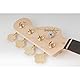 Musiclily Pro 4-in-Line Open Gear Mechaniken-Set für 4-Saiter E-Bass Precision Jazz Bass, Gold