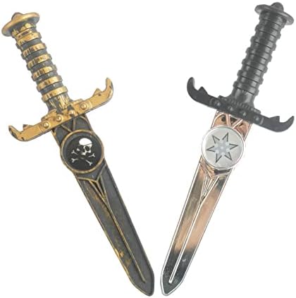 4 Pcs Small Pirate Sword Pirate Dagger Party Props Pirate Costume image 4