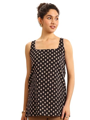 Image of Libas Printed Cotton Straight Kurti for Women Suit