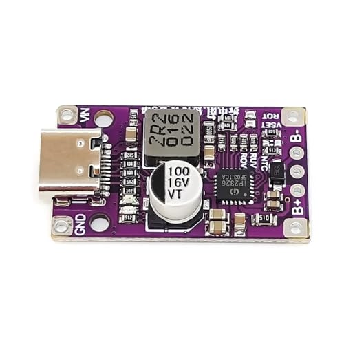 Image of Hexonix USB Type-C 2-3S Lithium BMS Charging & Boost Module, 15W Fast Charge, QC Fast-Charge Support, Cell Balancing & Protection