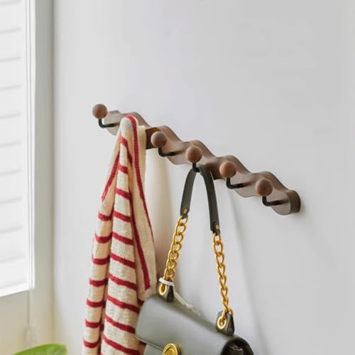 Porte-manteau mural design en bois de qualité supérieure pour chapeau créatif