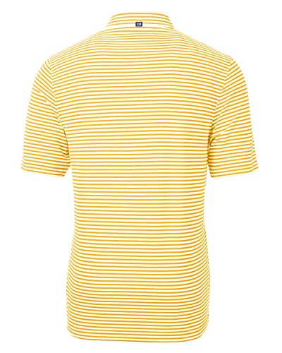 Polo para hombre Cutter & Buck Virtue Eco Piqué con rayas y materiales reciclados miniatura 2