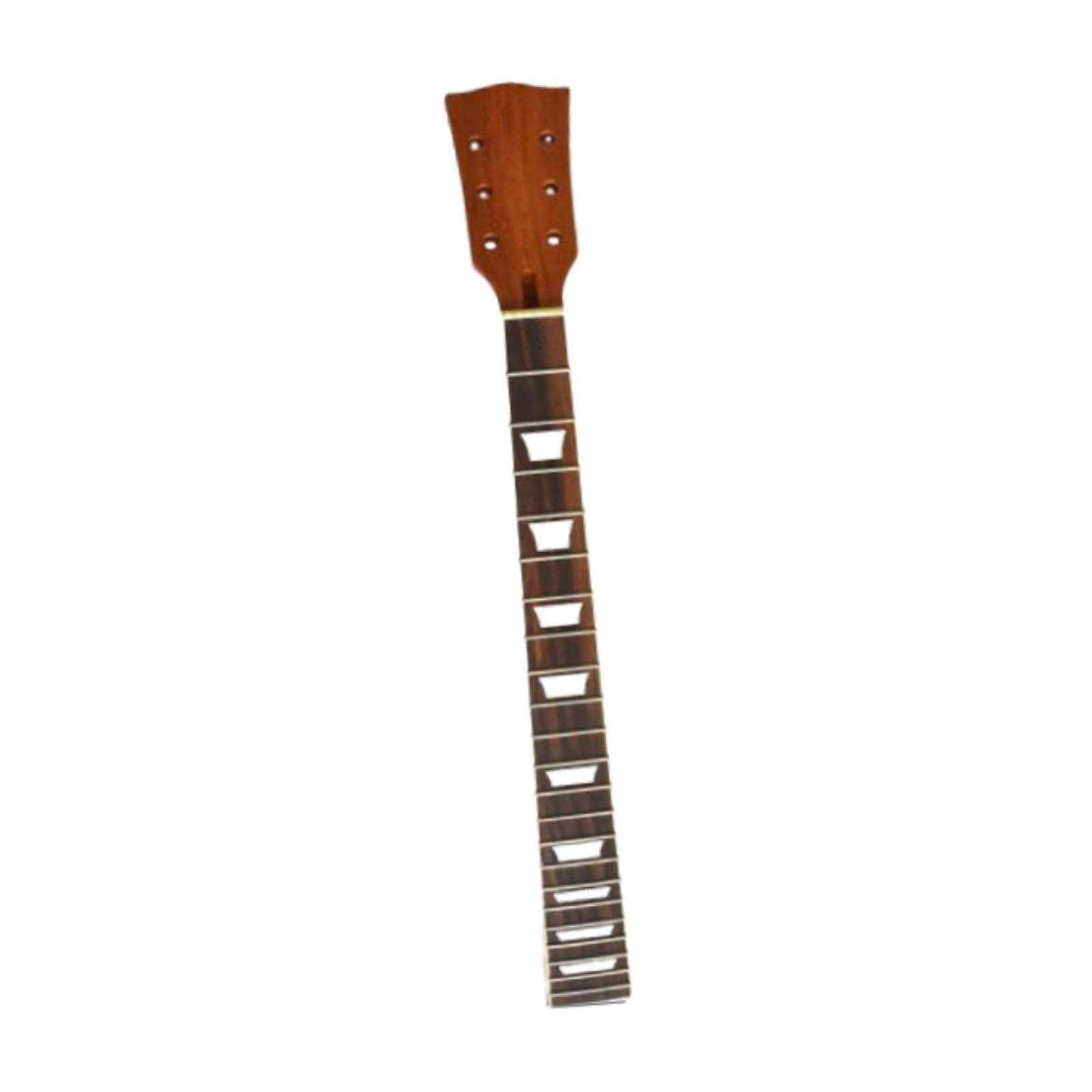 Manico per chitarra elettrica di qualità, manico in legno a 22 | soluzione di sostituzione robusta per chitarristi seri, parti di ricambio fai da te LP