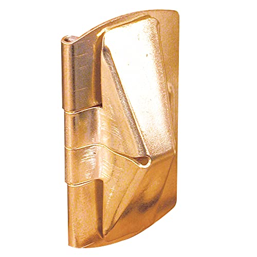 Prime-Line U 9938 Wood Window Vent Latch, Bright Brass, 2 Pack