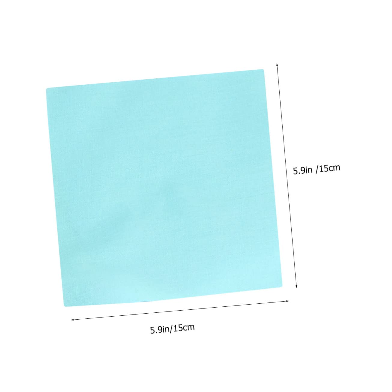 ERINGOGO Cloth Cross 50pcs Handmade Embroidery Cloth Solid Cotton Sheet for DIY Patches Sewing Craft