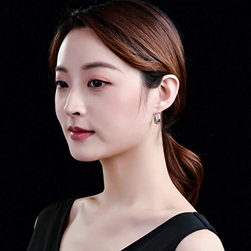 BALMORA 925 Sterling Silver Vintage Filigree Hoop Earrings for Women Floral Flower Heart Clip-on Small Huggie Hoop Earrings Lightweight Oval Hoop Earrings Jewelry Christmas Gifts for Mom4