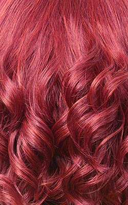 Miniatura 6 de Peluca de pelo sintético prémium M1051 TISHA, peluca corta de cabello estilo salón de belleza con estilo de calor seguro (rojo atardecer)