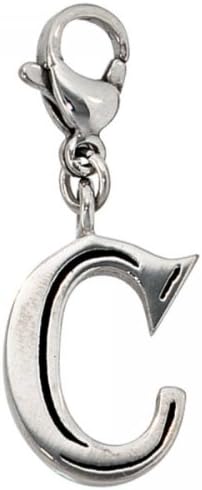 Letter pendant C stainless steel