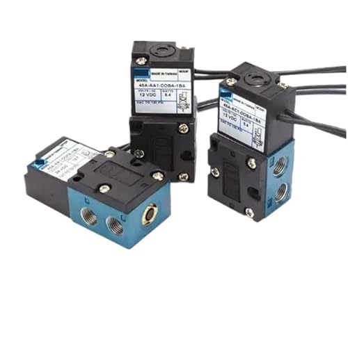Électrovanne pneumatique 4 voies 45A à commutation ultra rapide 12V pour automatisme