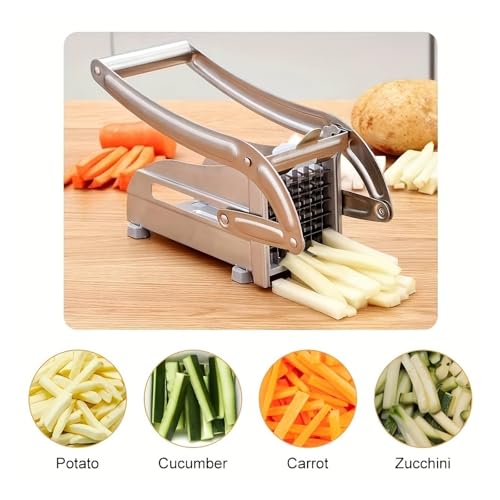 Cortadora manual de papas fritas de acero inoxidable miniatura 3
