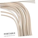 CORHAD Synthetic Rattan Repair Roll and Wicker Weaving Cord for Outdoor Furniture Fixing, Natural Cream Colour, Sturdy Basket Weaving Material for DIY Furniture and Chair Restoration - Image 3