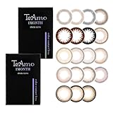 カラコン TeAmo マンスリー 2枚ｾｯﾄ 【度あり 度なし】14.0mm ナチュラルブラック 1month (1箱1枚入り)_0.00