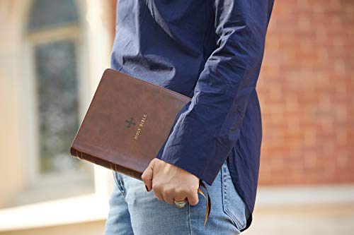 Nrsv, Catholic Bible, Thinline Edition, Leathersoft, Brown, Comfort Print: Holy Bible
