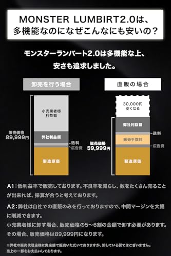 EastForce MONSTER LUMBIRT2.0(モンスターランバート) MLUMC2BK の商品画像 7