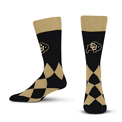 For Bare Feet Unisex NCAA Colorado Buffaloes Big Diamond Team Color Socks OSFM