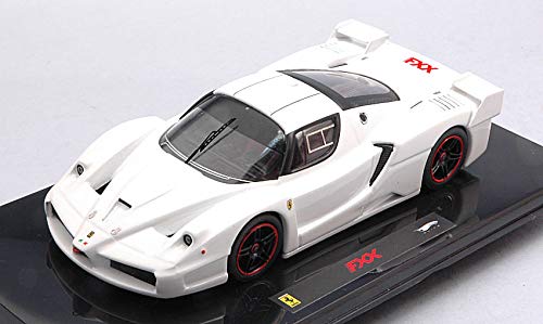 Para Ferrari FXX 2005 blanco perla 1:43 Hot Wheels coche carretera modelo modelo die cast