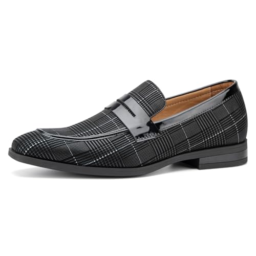 Image of JITAI Mens Velvet Loafers Dress Shoes Loafers for Men Tuxedo Suit Shoes