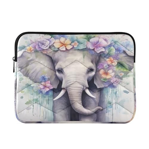 Funda para portátil 13-14 pulgadas con diseño elefante