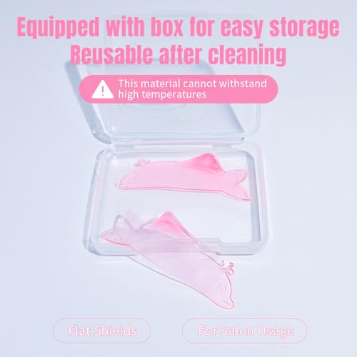 Lomansa Wimpernlifting Pads, Lash Lifting Pads, Nur für Perming SCHRITT 1, Ultradünn und Klebrig, Mehrfach Verwendbar als Augenklappen oder Wimpernliftband für den Salon(Rosa)