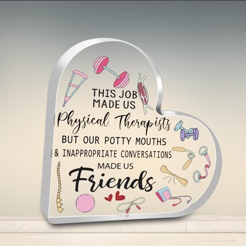 UJIMS Physical Therapy Gifts PT Office Coworkers Desk Ornament Physiotherapist PT PTA Doctor Colleague Gifts (PTDecor)