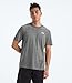 The North Face Men's Core Box NSE Short Sleeve Tee - Classic Logo Graphic Tee, Soft Cotton Fabric, Regular Fit, TNF Mid Grey Heather, Small
