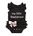 Produktbild Le SSara Baby Mädchen Schwarze Prinzessin Strampler Baby Bodysuit Kostüm-Outfits (12-18 Monate)