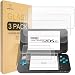 [3-Pack] Mr.Shield for Nintendo 2DS XL 2017 [3X Top Glass + 3X Bottom Anti-Glare PET] Screen Protector with Lifetime Replacement