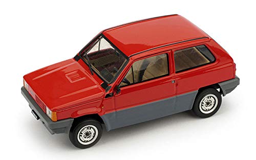 Auto Stradali FIAT PANDA 45 1980 ROSSO SIAM 1:43 - Brumm - Auto Stradali - Die Cast - Modellino