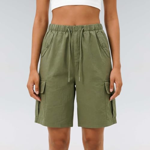 Short cargo femme d'été décontracté à taille réglable Generisch - 3