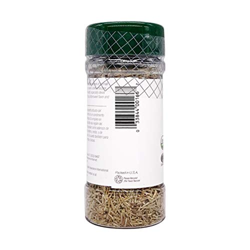 Image of BADIA SPICES Organic Rosemary Leaves, 1 OZ (Pack of 2)