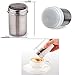 Buytra Stainless Steel Milk Frothing Pitcher 12 oz Coffee Chocolate Shaker Duster Icing Sugar Powder Cocoa Flour Sifter 16 Pieces Cappuccino Barista Coffee Art Stencils Pen