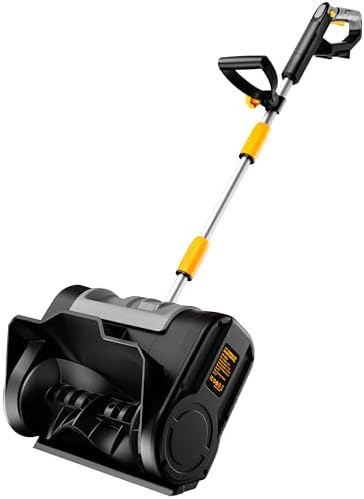 HEINPRO Cordless Snow Shovel Compatible with DeWalt 20V Max Battery, 11" Electric Snow Blower w/ 20FT Max Throw &amp; Adjustable Handle, Snow Thrower for Driveway, Deck, Patio, Steps(Tool Only)