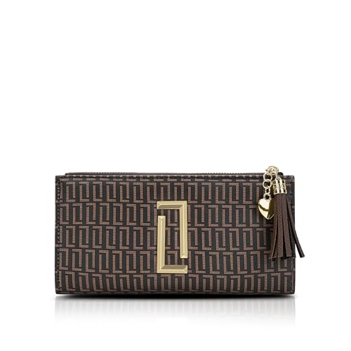 Image of Lavie Luxe Women's Mono Safain25 Bifold Zip Wallet |Gift For Ladies