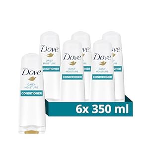 Dove Daily Moisture Conditioner nourishes for smooth hair that’s up to 10x more resilient to daily damage* for dry hair 6x 350 ml