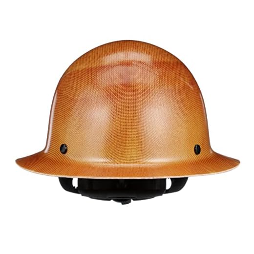MSA 475407 Natural Tan Skullgard Hard Hat with Fas-Trac Suspension