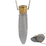 Double maille stable : la maille en acier inoxydable de qualité garantit que ce sac à main en cotte de mailles conserve sa structure et son aspect antique lors d'une utilisation quotidienne.