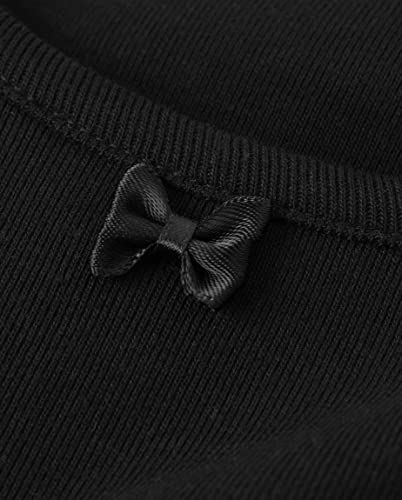 Gymboree Girls And Toddler Long Sleeve Basic Layering Shirt, Black, 3T #TOP1