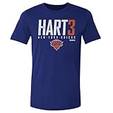500 LEVEL Josh Hart New York Knicks Shirt - Josh Hart New York Knicks Elite WHT (Royal Blue, Large)