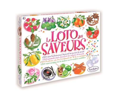 Sentosphère 3900107 Geschmackslotto, interaktives Sinnesspiel, 30 Geschmacksrichtungen, sensorisches Spiel für Erwachsene und Kinder ab 7 Jahren