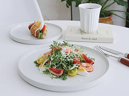 Famiware Plates And Bowls Set, 12 Pieces Dinnerware Sets, Dishes Set For 4, White #TOP2